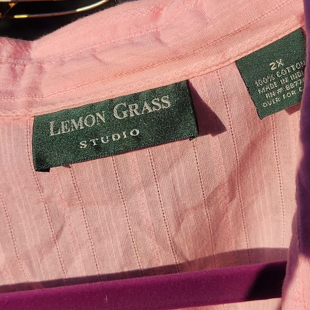 Pink Button Down Top - Picture 5 of 9